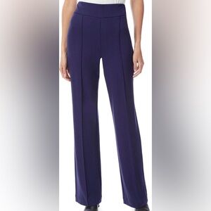 Blue Pull On Pintuck Trouser